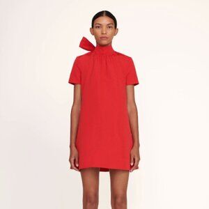 SOLD || Staud Mini Ilana Dress in Poinsettia